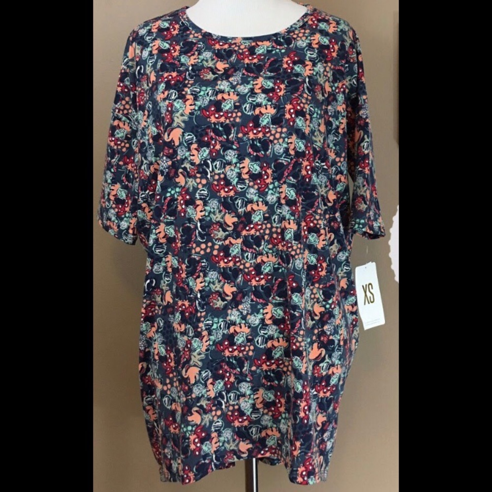 LuLaRoe Disney Minnie Mouse Irma tunic, Sz XS
